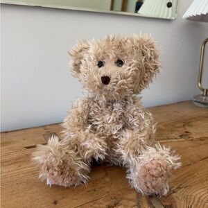 Vintage 90s Russ Radcliffe Fluffy Tan Teddy Bear Childhood Nostalgia